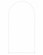 vidaXL Svatební oblouk Bílá 100 x 39 x 200 cm Ocel