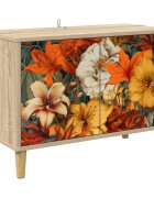 vidaXL Televizní skříň GENNEP 69 x 33 x 50 cm Sonoma Kompozitní dřevo
