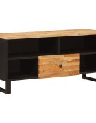 vidaXL Televizní skříň Hnědá 100 x 33 x 46 cm Masivní mangové dřevo