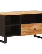 vidaXL Televizní skříň Hnědá 80 x 33 x 46 cm Masivní mangové dřevo
