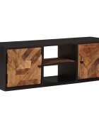 vidaXL Televizní skříň s policí s úložištěm se dveřmi 105 x 30 x 35 cm
