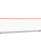vidaXL Tenisová síť černá a červená 300 x 100 x 87 cm polyester