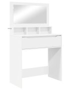 vidaXL Toaletní stolky do ložnice Bílá 80 x 396 x 135 cm