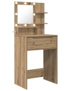 vidaXL Toaletní stolky do ložnice Dub artisan 60 x 395 x 135 cm