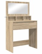 vidaXL Toaletní stolky do ložnice Sonoma dub 80 x 396 x 135 cm