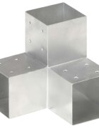vidaXL Trámová spojka ve tvaru Y pozinkovaný kov 101 x 101 mm