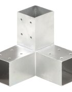 vidaXL Trámová spojka ve tvaru Y pozinkovaný kov 71 x 71 mm