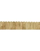 vidaXL Trávníkový lem zelený 120 cm impregnované borové dřevo