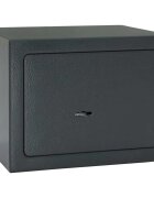 vidaXL Trezor se zámkem Tmavě šedá 23 x 17 x 17 cm Ocel