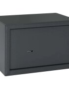 vidaXL Trezor se zámkem Tmavě šedá 31 x 20 x 20 cm Ocel