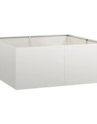 vidaXL Truhlík 100x100x40 cm nerezová ocel