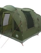 vidaXL Tunelový stan 3místný Olivově zelená Polyester a ocel