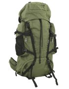 vidaXL Turistický batoh armádní zelený 60 L tkanina oxford