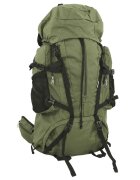 vidaXL Turistický batoh armádní zelený 80 L tkanina oxford