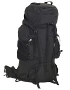 vidaXL Turistický batoh černý 80 L tkanina oxford