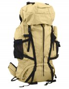 vidaXL Turistický batoh khaki 80 L tkanina oxford
