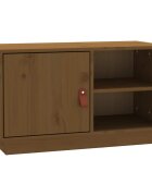 vidaXL TV skříňka medově hnědá 70 x 34 x 40 cm masivní borové dřevo