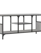 vidaXL TV skříňka šedá sonoma 100x35x45 cm kompozitní dřevo a železo
