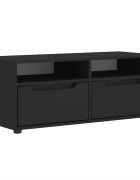 vidaXL TV skříňka VISNES černý 100x40x38 cm kompozitní dřevo