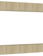vidaXL TV skříňky 4 ks dub sonoma 100 x 30 x 30 cm kompozitní dřevo