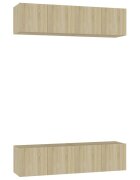 vidaXL TV skříňky 4 ks dub sonoma 60 x 30 x 30 cm kompozitní dřevo