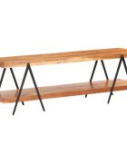 vidaXL TV stolek 160 x 40 x 50 cm masivní akáciové dřevo