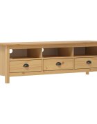 vidaXL TV stolek Hill medově hnědý 158x40x47 cm masivní borové dřevo