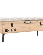 vidaXL Úložná lavice 110 cm masivní jedlové dřevo