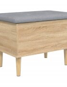 vidaXL Úložná lavice dub sonoma 62 x 42 x 46 cm kompozitní dřevo