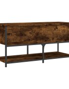 vidaXL Úložná lavice kouřový dub 100 x 425 x 47 cm kompozitní dřevo