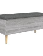 vidaXL Úložná lavice šedá sonoma 102 x 42 x 46 cm kompozitní dřevo