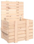 vidaXL Úložný box 58 x 405 x 42 cm masivní borové dřevo