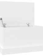 vidaXL Úložný box bílý 50 x 30 x 28 cm dřevo