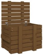 vidaXL Úložný box medově hnědý 58 x 405 x 42 cm masivní borové dřevo