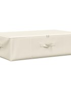 vidaXL Úložný box textil 70 x 40 x 18 cm krémový