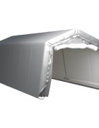 vidaXL Úložný stan 300 x 750 cm ocel šedý