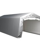 vidaXL Úložný stan 300 x 900 cm ocelově šedý