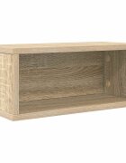 vidaXL Úložný stojan na CD Dub sonoma 40 x 17 x 17 cm Kompozitní dřevo