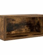 vidaXL Úložný stojan na CD Kouřový dub 40 x 17 x 17 cm