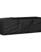 vidaXL Úložný vak na zahradní podušky černý 135x40x55 cm polyethylen