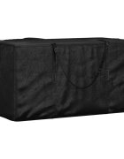 vidaXL Úložný vak na zahradní podušky černý 150x75x75 cm polyethylen