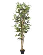 vidaXL Umělý bambus 1 104 listů 180 cm zelený