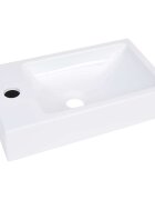 vidaXL Umyvadlo 400 x 220 x 90 mm SMC bílé