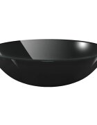 vidaXL Umyvadlo z tvrzeného skla 42 cm černé