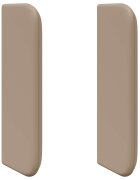 vidaXL Uši čela postele Hnědá 405 x 405 x 4 cm PVC