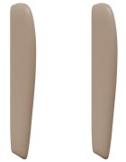 vidaXL Uši čela postele Hnědá 80 x 23 x 6 cm PVC