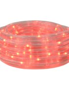 vidaXL Vánoční LED světelný had 120 LED Červená 5 m