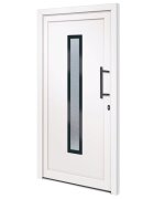 vidaXL Vchodové dveře bílé 108 x 200 cm PVC