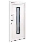 vidaXL Vchodové dveře bílé 98 x 200 cm PVC