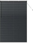 vidaXL Venet školní žaluzie Černá 220 x 140 cm 25 mm Hliník